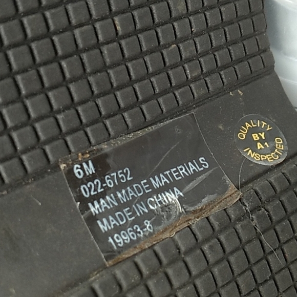 Vintage 1990s Y2K chunky square toe shoes 6M - Picture 9 of 10